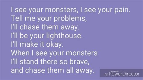 monsters lyrics